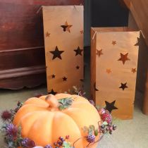 Produkt Świeczniki świąteczne, wykończenie rustykalne, wys. 40/50 cm, zestaw 2 szt.