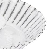 Produkt Świecznik w kolorze białym, metalowa forma do ciasta Shabby Chic Ø15cm