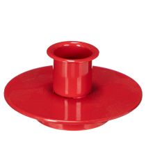 Produkt Małe czerwone świeczniki na świece stożkowe 8cm, 3 sztuki