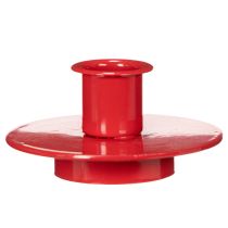 Produkt Małe czerwone świeczniki na świece stożkowe 8cm, 3 sztuki
