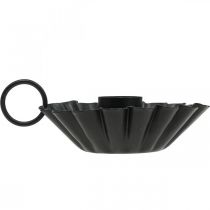 Produkt Świecznik czarny Świecznik metalowa dekoracja stołu Ø9,5cm W3cm