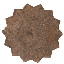 Produkt Świecznik do przyklejenia Ø11cm H8cm efekt rdzy 4szt