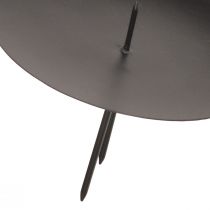 Produkt Świecznik do zatykania metalowy na Adwent czarny Ø8cm 4 szt