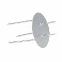 Produkt Świecznik wtykowy srebrny Ø4,5cm 12 szt