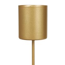 Świecznik cierniowy świecznik sztyft złoty 3,5×4cm 4szt