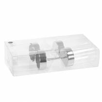 Produkt Świecznik do zaślepki metal/szkło Ø5cm W14cm 4 szt