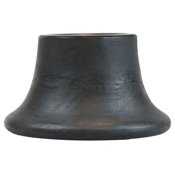 Produkt Świecznik czarny świecznik ceramiczny Ø12,5cm W7cm