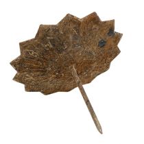 Produkt Świecznik do przyklejenia tealightów brązowy wys. 8,5cm 4szt