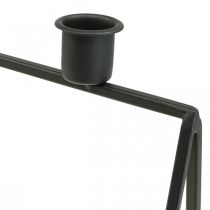 Produkt Świecznik Czarny Świecznik Wianek adwentowy D38cm W31cm