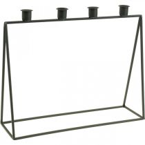 Produkt Świecznik Czarny Świecznik Wianek adwentowy D38cm W31cm