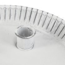 Produkt Forma na ciasto ze świecznikami i 4 świecznikami w kolorze białym Ø25cm