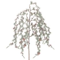 Produkt Sztuczna gałązka sosnowa z szyszkami, ozdobna gałązka sosnowa, sztuczna, 80cm, 3 sztuki