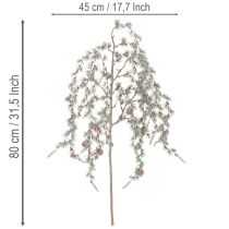 Produkt Sztuczna gałązka sosnowa z szyszkami, ozdobna gałązka sosnowa, sztuczna, 80cm, 3 sztuki