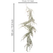 Produkt Sztuczna girlanda z szyszkami i gałązkami igłowymi do dekoracji, 185 cm