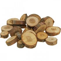 Drewniane krążki dekoracyjne posypują drewno sosnowe okrągłe Ø3-4cm 500g