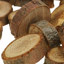 Drewniane krążki dekoracyjne posypują drewno sosnowe okrągłe Ø3-4cm 500g