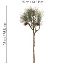 Produkt Sztuczna gałązka sosnowa z szyszkami, dekoracja salonu, 93 cm