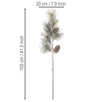 Produkt Sztuczna gałązka sosnowa z szyszkami i długimi igłami 105cm