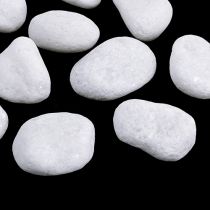 Kamyczki w siatce Białe 2,5cm - 4cm 1kg