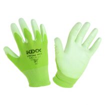 Produkt Rękawice ogrodowe Kixx rozmiar 7 jasnozielone, limonkowe