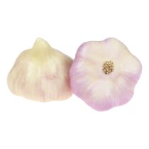 Produkt Sztuczna dekoracja warzywna czosnek różowy, biały Ø6,5cm 2 szt