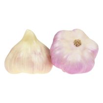 Produkt Sztuczna dekoracja warzywna czosnek różowy, biały Ø6,5cm 2szt