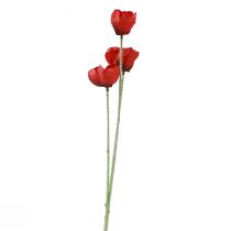 Produkt Sztuczne kwiaty maku czerwonego 50cm