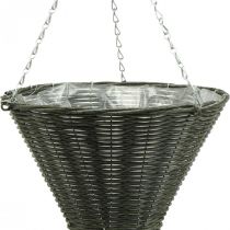 Kosz lekki worek stożkowy szary Ø35cm W37cm