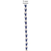 Produkt Wstążka/sznurek w paski do kreatywnej dekoracji, grubość 3 mm, długość 20 m