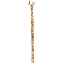 Produkt Błyszczący sznurek dekoracyjny w rolce do prac rękodzielniczych i dekoracji, grubość 3 mm, długość 20 m