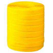 Produkt Wstążka kręcona, wstążka prezentowa, żółta bawełniana, 10 mm, 100 m, zrównoważona