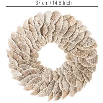 Produkt Wianek z gąbki, naturalna dekoracja, 37 cm