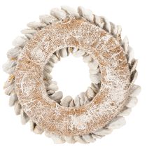 Produkt Wianek z gąbki, naturalna dekoracja, 37 cm