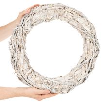 Produkt Okrągły wianek gałązkowy do rękodzieła i dekoracji, wianek na drzwi 50 cm