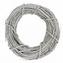 Wieniec Deco Whitewashed White Ø35cm Shabby Chic Wieniec na drzwi Dekoracja stołu