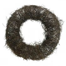 Produkt Wieniec winorośli ciemnobrązowy wianek do dekoracji ścian naturalny wieniec drewniany Ø35cm