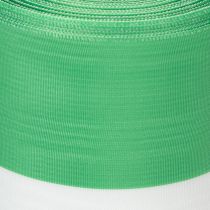 Produkt Zielono-biała wstążka do wieńca z mory, 100 mm x 25 m - wstążka narodowa, wiązanie z tafty, wstążka kokardka, wstążka ozdobna