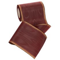 Produkt Wstążka wianek Moiré 150mm Ozdobna wstążka z tafty Bordeaux