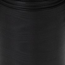 Produkt Czarna wstążka do wianka 100mm 25m - wstążka żałobna, wstążka kokardka, wstążka ozdobna, artykuły florystyczne