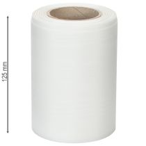 Produkt Biała wstążka do wieńca 125mm 25m dekoracyjna wstążka do dekoracji grobu na pogrzeb