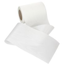 Produkt Biała wstążka do wieńca 125mm 25m dekoracyjna wstążka do dekoracji grobu na pogrzeb