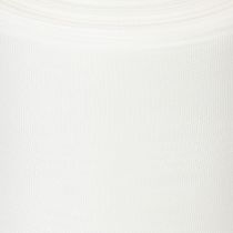 Produkt Biała wstążka do wieńców, wysokiej jakości, 75 mm x 25 m - dekoracyjna wstążka do florystyki i usług pogrzebowych, idealna do nadruku.