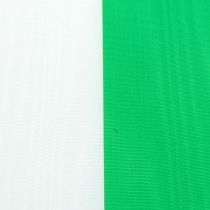 Produkt Wstążki wieńca Moiré zielono-białe 100mm 25m