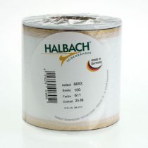 Produkt Biała wstążka do wieńca z mory, z perłowym brzegiem i wiązaniem z tafty, wstążka ozdobna, wstążka żałobna, szerokość 100 mm, długość 25 m