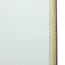 Produkt Wstążka wianek Moiré 125mm, kolor biały
