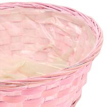 Produkt Kosz na wióry okrągły liliowy/biały/różowy Ø25cm 6szt