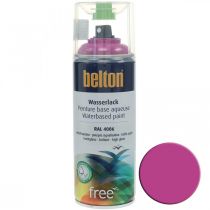 Produkt Farba wodna bez Belton różowy ruch fioletowy o wysokim połysku w sprayu 400ml