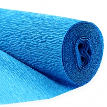 Produkt Papier krepowy jakości kwiaciarni niebieski 50x250cm