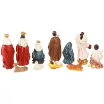 Produkt Zestaw figurek szopek 11 kolorowych, ręcznie malowanych figurek o wymiarach 3,5-9,5cm