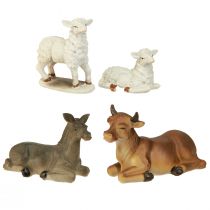 Produkt Szopki zwierzęta do szopki bożonarodzeniowej zestaw 6-11cm 4 szt